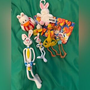 Colorful Duck and Bunny Toy Set